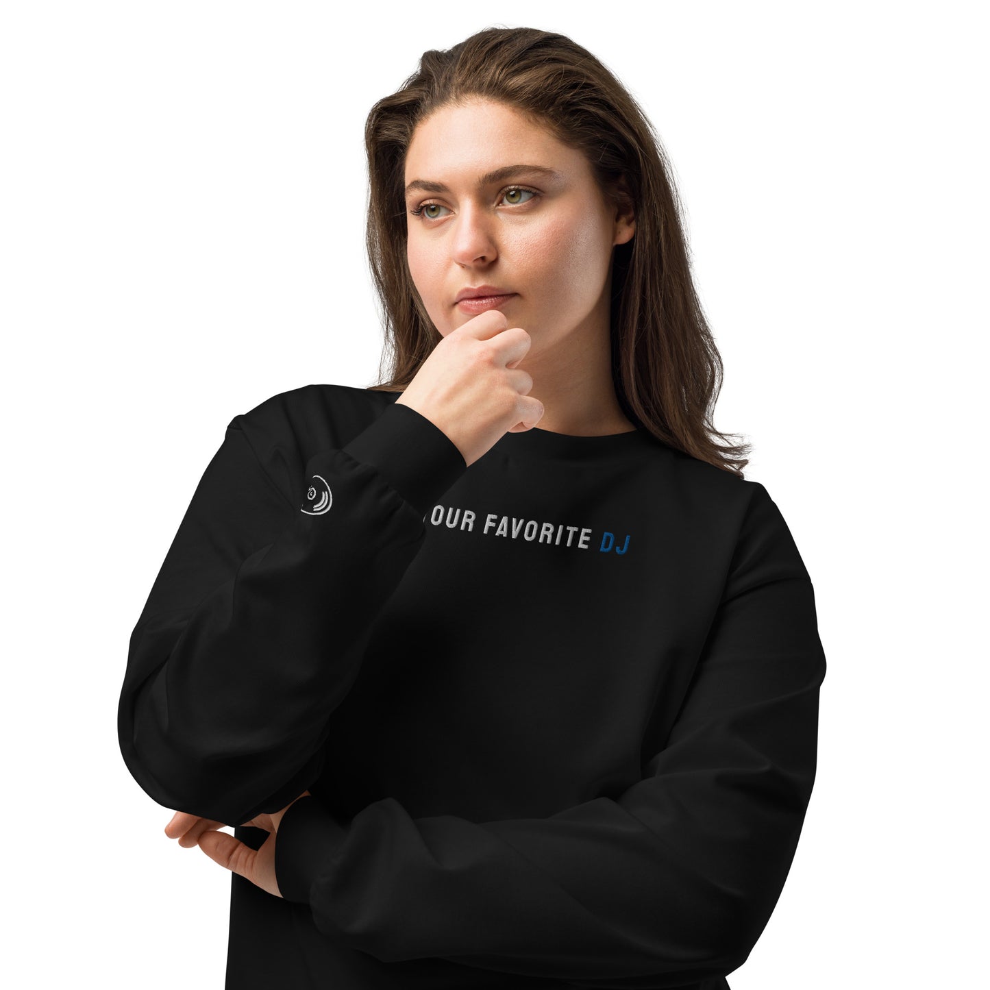 Your Favorite DJ Embroidered Long Sleeve Shirt